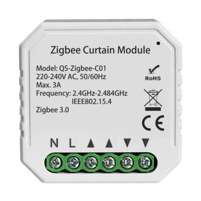 Tuya ZigBee Intelligente Gordijnmodule Intelligente Huishoud Doe-het-zelf Gereedschap Huishoudelijke Multifunctionele Gereedschap wit