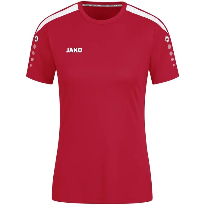 Jako Power Shirt Korte Mouw Dames - Rood | Maat: 38