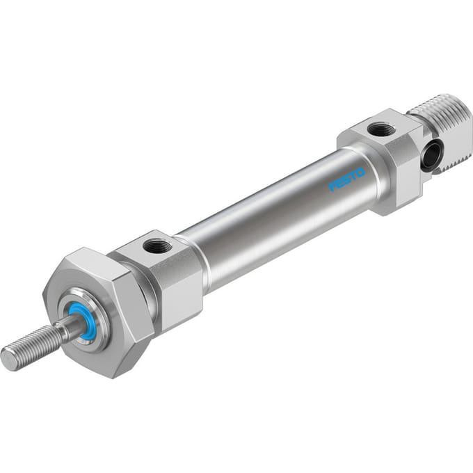 Festo Cilinder 10mm Boring 20mm Slag ISO 6432 Dubbelwerkend - 1908252 - P2CP7