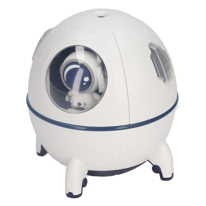 Humidificateur Capsule Spatiale USB Grand Volume de Brume Mignon Humidificateur pour Bébé avec Diffuseur Veilleuse pour blanc