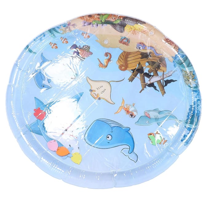 Tapis de jeu capteur d'eau pour animaux de compagnie Tapis rafraîchissant à eau gonflable confortable épaissi Jouets interactifs pour