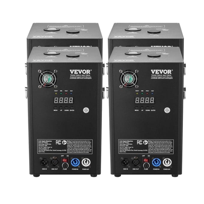 Koud Vonk Vuurwerk Machinex4 700W 2-5M Podium DJ Bruiloft Evenement Feest