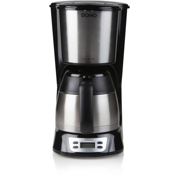 DOMO DO709K Koffiezetapparaat met thermoskan - 1L - Timer - RVS