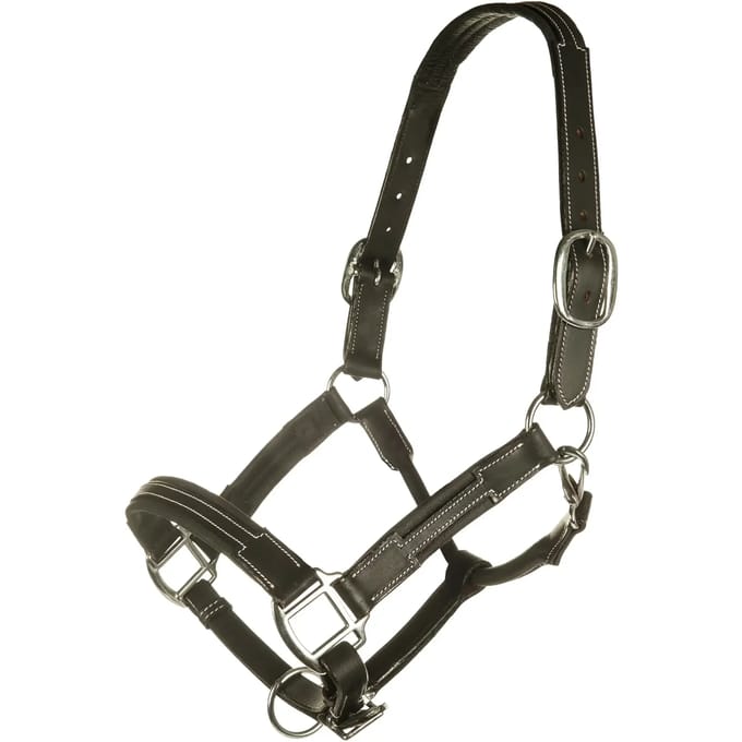 Leren halster voor paarden HKM Soft