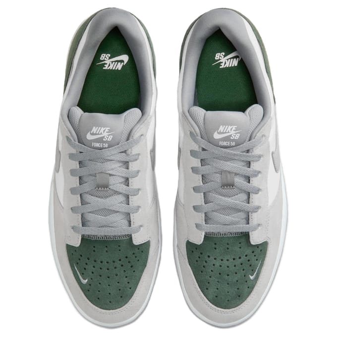 Nike SB Force 58 Chaussures de Skate Confortables Durables Homme sneaker Gris Vert DV5477-105 39