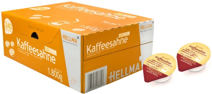 HELLMA koffieroom 10 % vet, grootverpakking