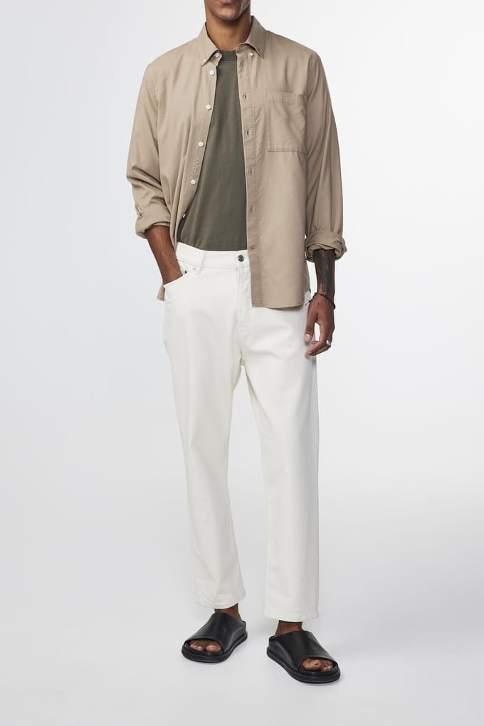NN.07 Frey 1856 Jeans Ecru Taglia: W38L32 | Relaxed fit jeans Outlet | Uomo | Marrone