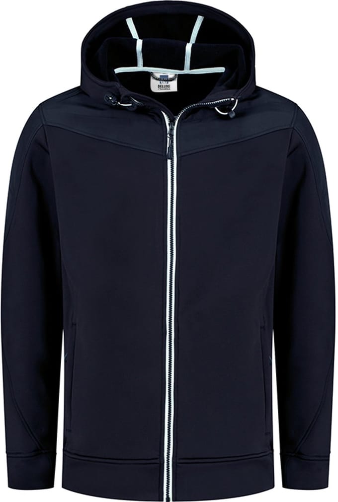 Lemon & Soda vest met capuchon maat M in de kleur donkerblauw