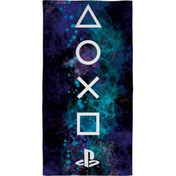 Playstation Strandlaken Nebula - Multicolor - 70x140