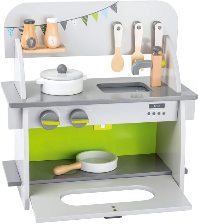 Small Foot - Wooden Play Kitchen Compact 9dlg.