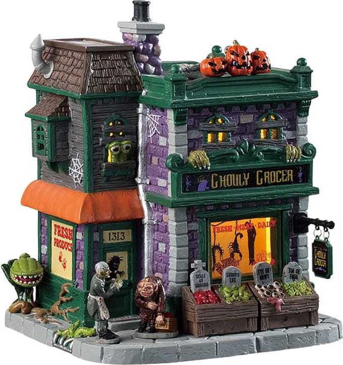 Lemax - Ghouly Grocer - Kersthuisjes & Kerstdorpen