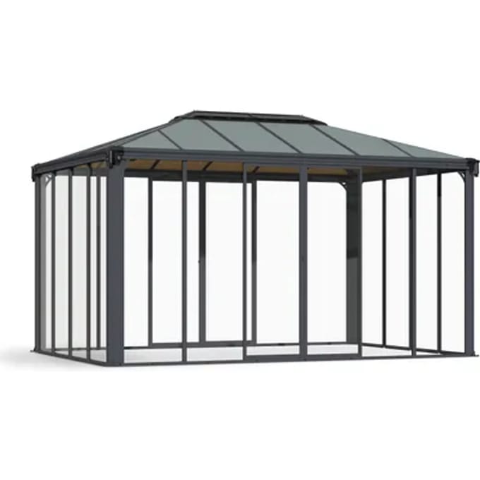Palram | Canopia - Tuinpaviljoen Ledro - Donkergrijs/brons - 430x296cm