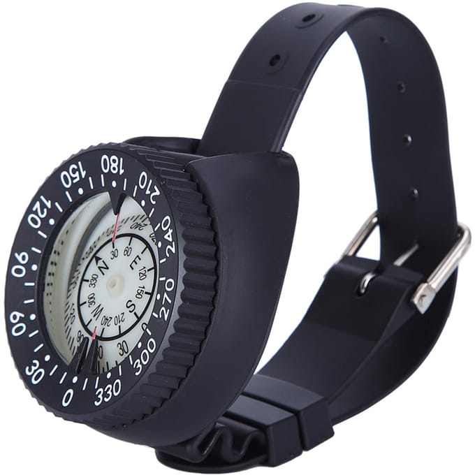 Outdoor Mini Lichtgewicht Plastic Waterdicht Kompas Gereedschap Accessoire black