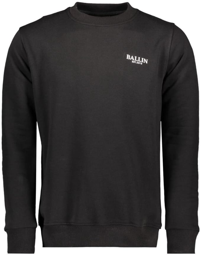 Ballin Trui Crewneck Sweater 5224 Black Mannen Maat - S