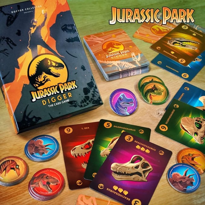 Doctor Collector Jurassic Park Card Game Digger Card Games