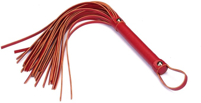 Liebe Seele - Crimson Desire - PU Lederen Flogger - Rood