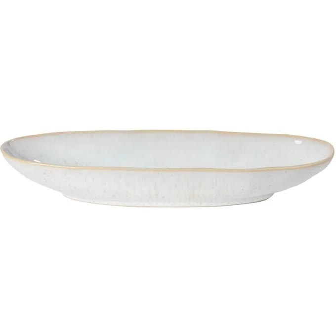 Costa Nova - servies - ovale schaal 33 cm - Eivissa zeeblauw - aardewerk - H 4,7 cm