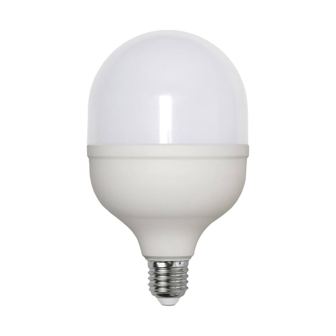 STAR TRADING LED lamp E27, 30 W, opaal, 6.500 K, 4.000 lumen, rond