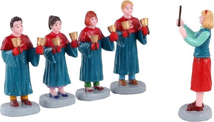 Lemax - Handbell Choir, Set Of 5 - Kersthuisjes & Kerstdorpen