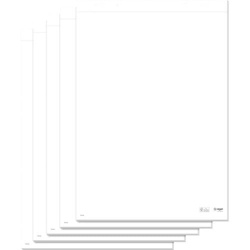 Sigel Flipoverblok Meet Up 80g 68x98cm blanco 5 sets a 20 vel met perforatie