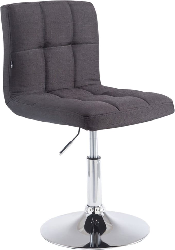 CLP Palma Set van 4 Lounger - Stof zwart