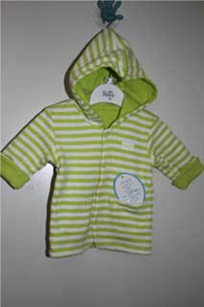 Reversible vest limegroen met wit mt 50