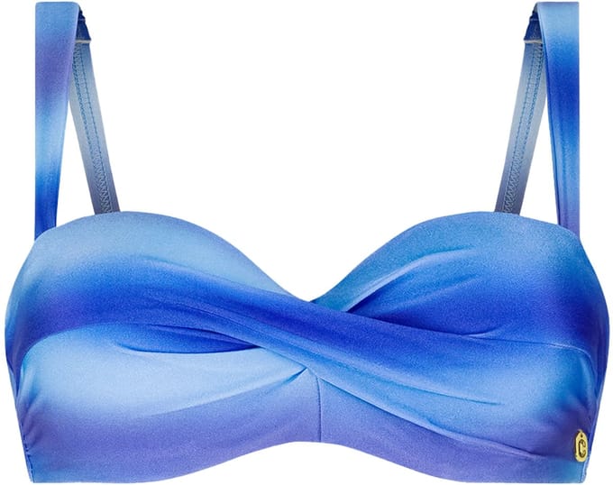 Ten Cate bikini top twisted faded blues voor Dames | Maat 75C