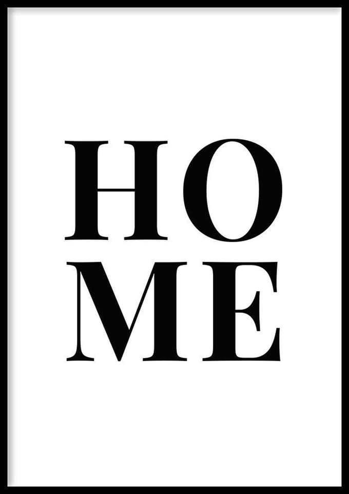 Poster My Home - 30x40 cm - Home poster - WALLLL