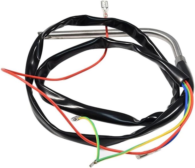 Koel Element - Stroomkabel Koelkast - Camper Koeling - Voorgemonteerd - 100 cm Kabel - Zwart