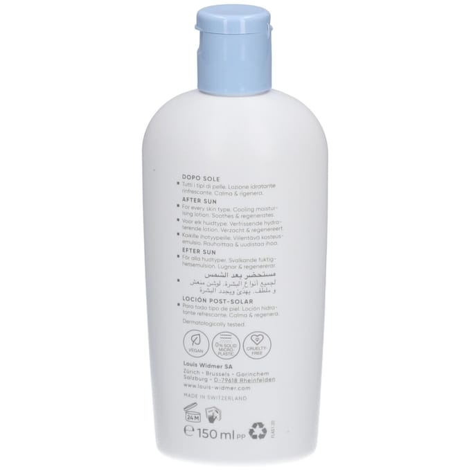 Louis Widmer Suncare After Sun Zonder Parfum 150ml