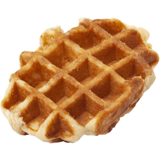 Belgische suikerwafel met roomboter