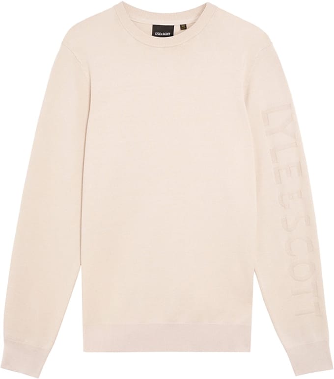 Lyle & Scott Mesh Logo Crew Neck Jumper