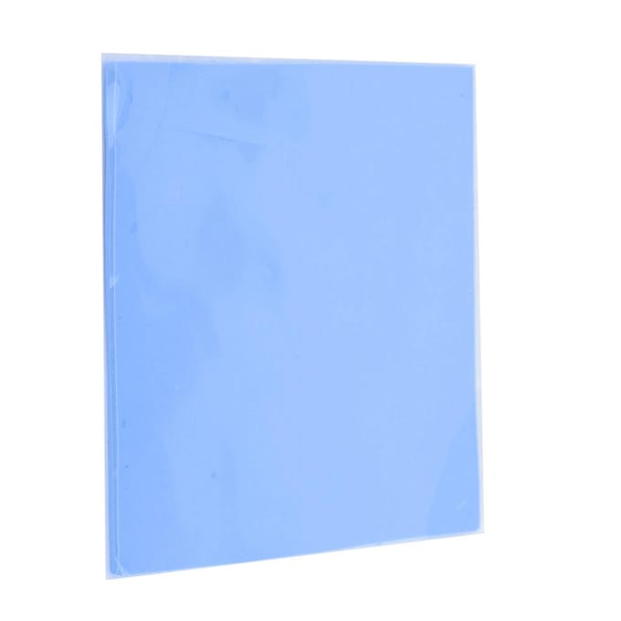 100mm x 100mm x 3mm CPU Chip Koellichaam Koeling Thermisch Geleidend Siliconen Pad gray