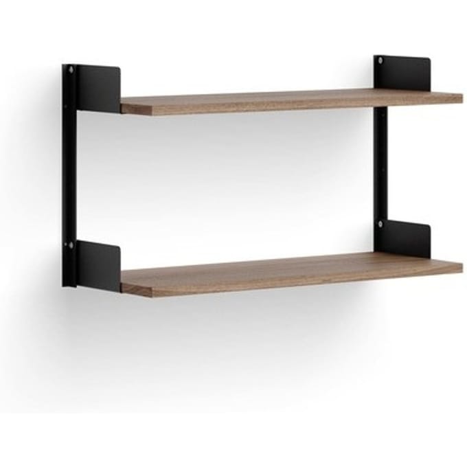 New Works New Works Wall Shelf 450 - walnut/black