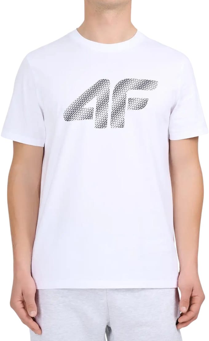 4F T-shirt Heren Wit - Maat S