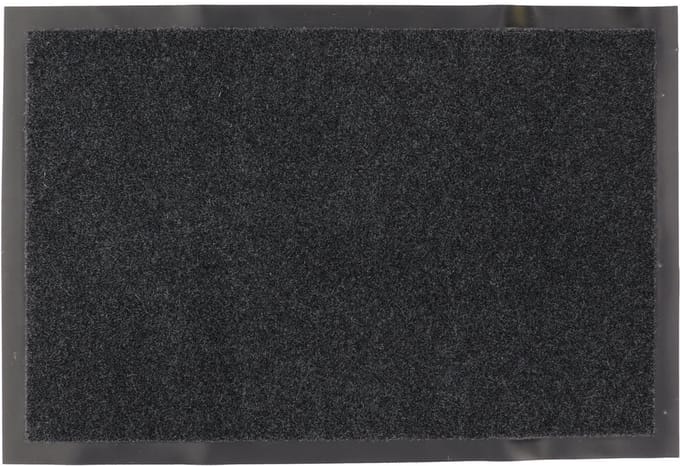 Luance Deurmat - grijs - 60 x 40 cm - voor binnen - PVC / polyester - droogloopmat