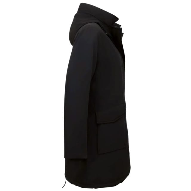 Lange Winterjas Dames - Gewatteerde Jas Dames - 2728 - Zwarte Jas