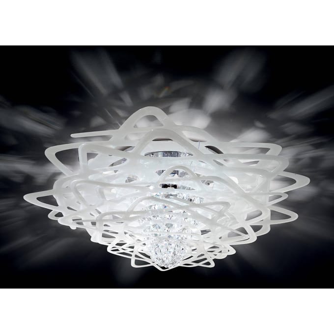 Slamp Aurora plafondlamp groot, wit