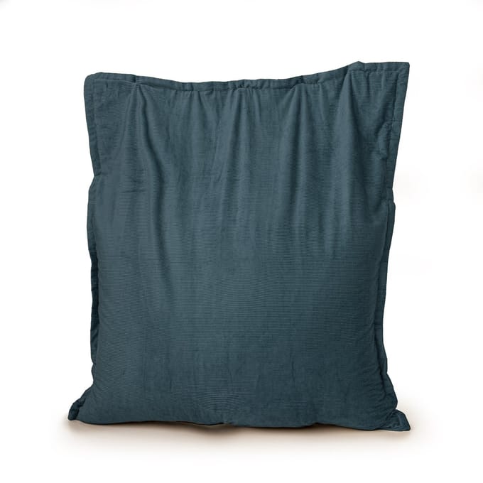Drop & Sit - zitzak/zitkussen - trendy rib (corduroy) - petrol - 100 x 150