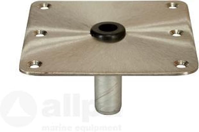 Hi-Lo voet 7x7 (178x178mm), satin afgewerkt