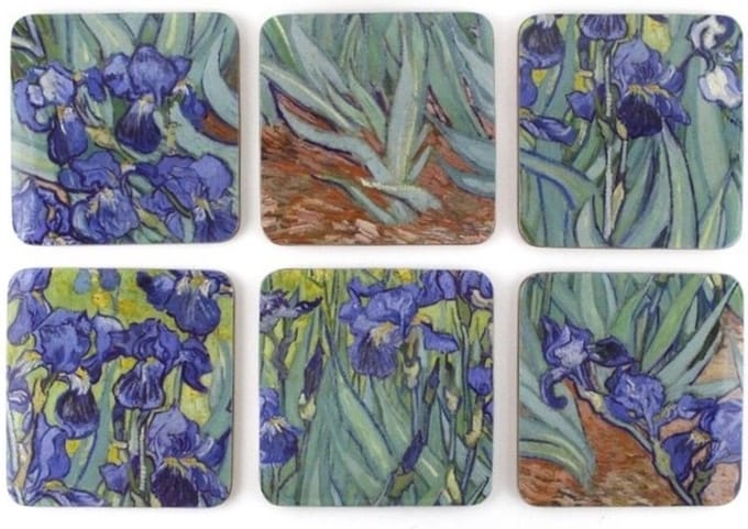 Onderzetters, Vincent van Gogh Irissen