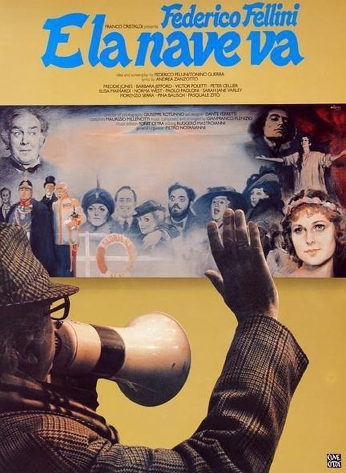 Klassieke filmposter - E la Nave Va