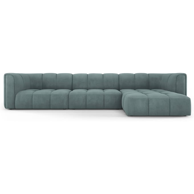 Hoekbank Francesca chenille rechts 5-zits | Milo Casa