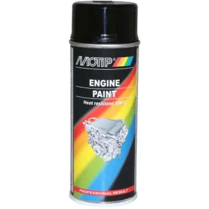 MoTip Engine Paint ZWART spuitbus 400ml