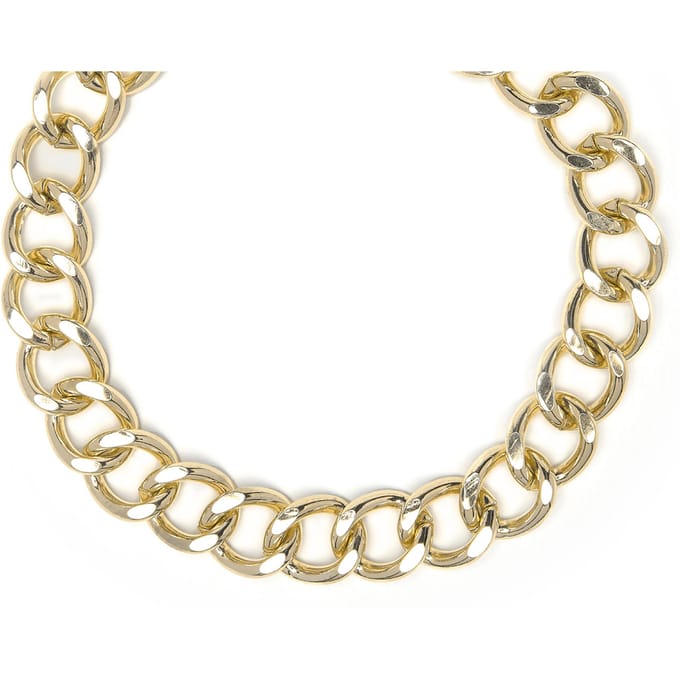Collier - LUXENTER - Moba - Finition or jaune 18 carats - 45+5 cm - Fermoir mousqueton
