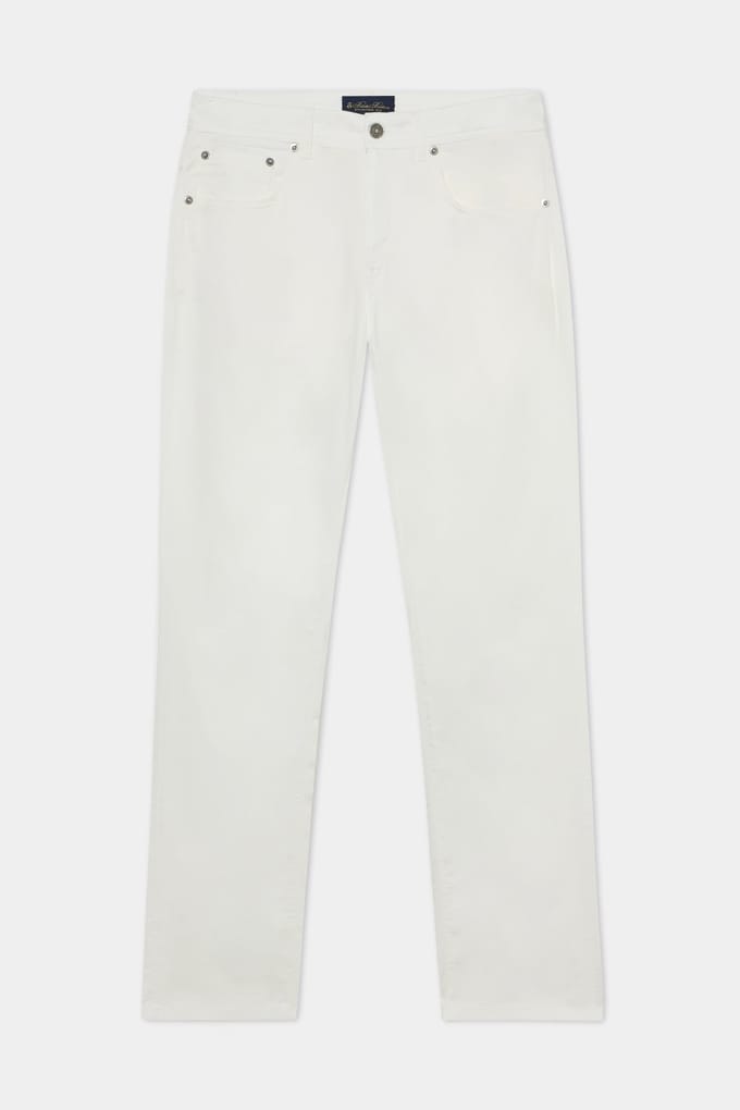 Brooks Brothers Pockets Pants Cotton White Größe: W33 | Hosen Outlet | Herren | Weiß