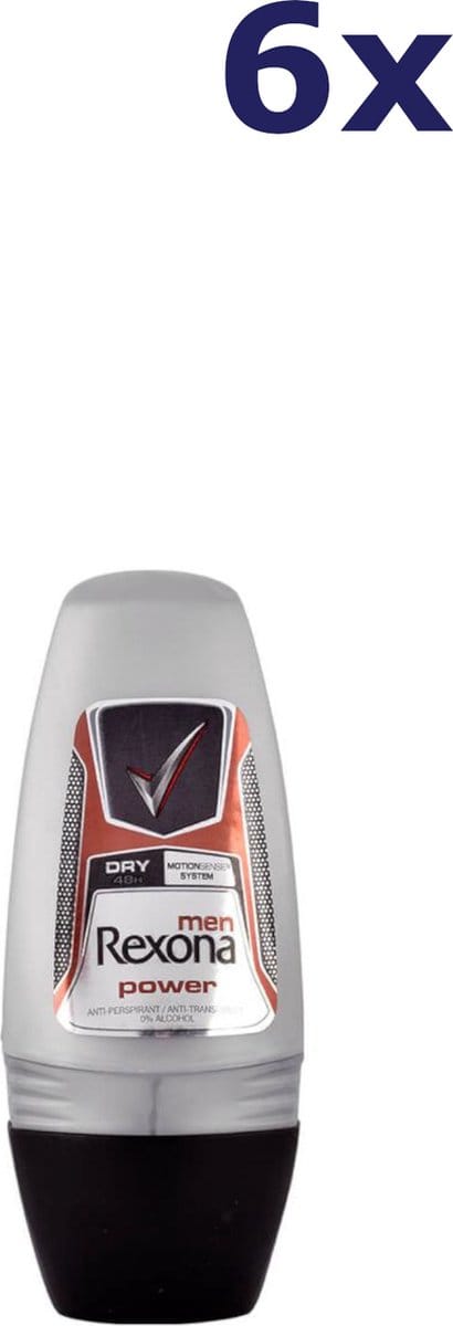 6x Rexona Deo roll-on - 50ml men power
