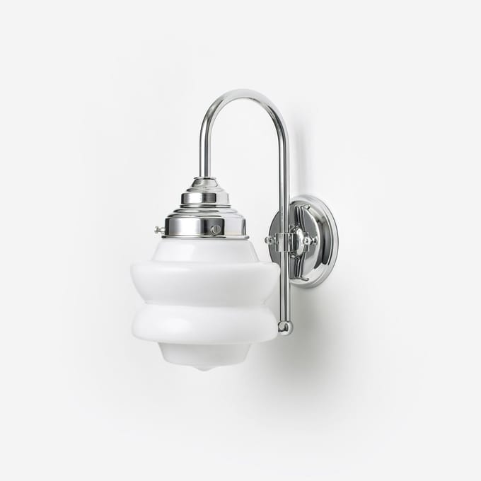 Wandlamp Small Top Meander Chroom - Art Deco Trade