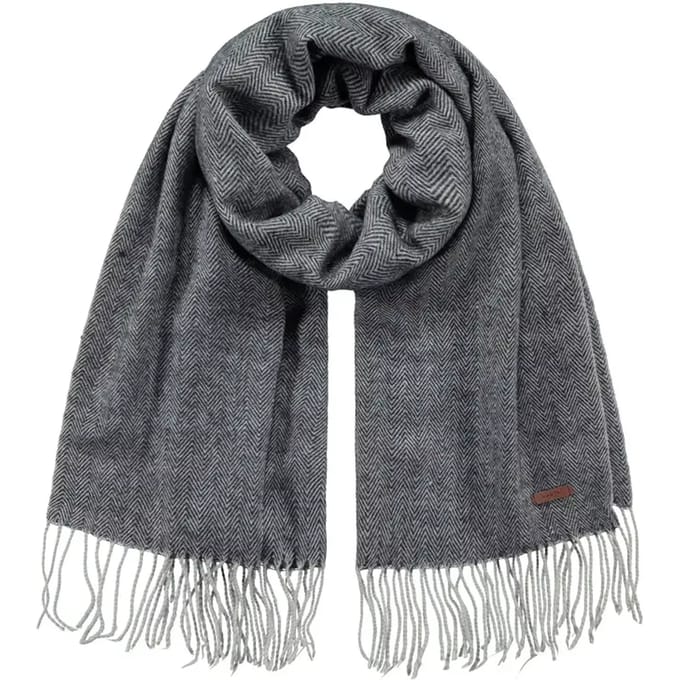 Barts Soho Scarf Sjaal Heren - Donkergrijs - One size