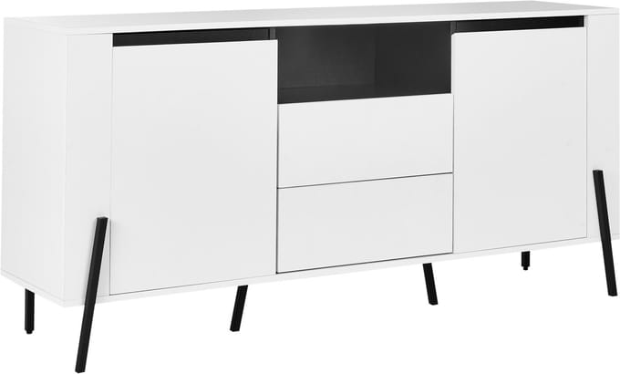 BLACKPOOL - Dressoir - Wit - Vezelplaat